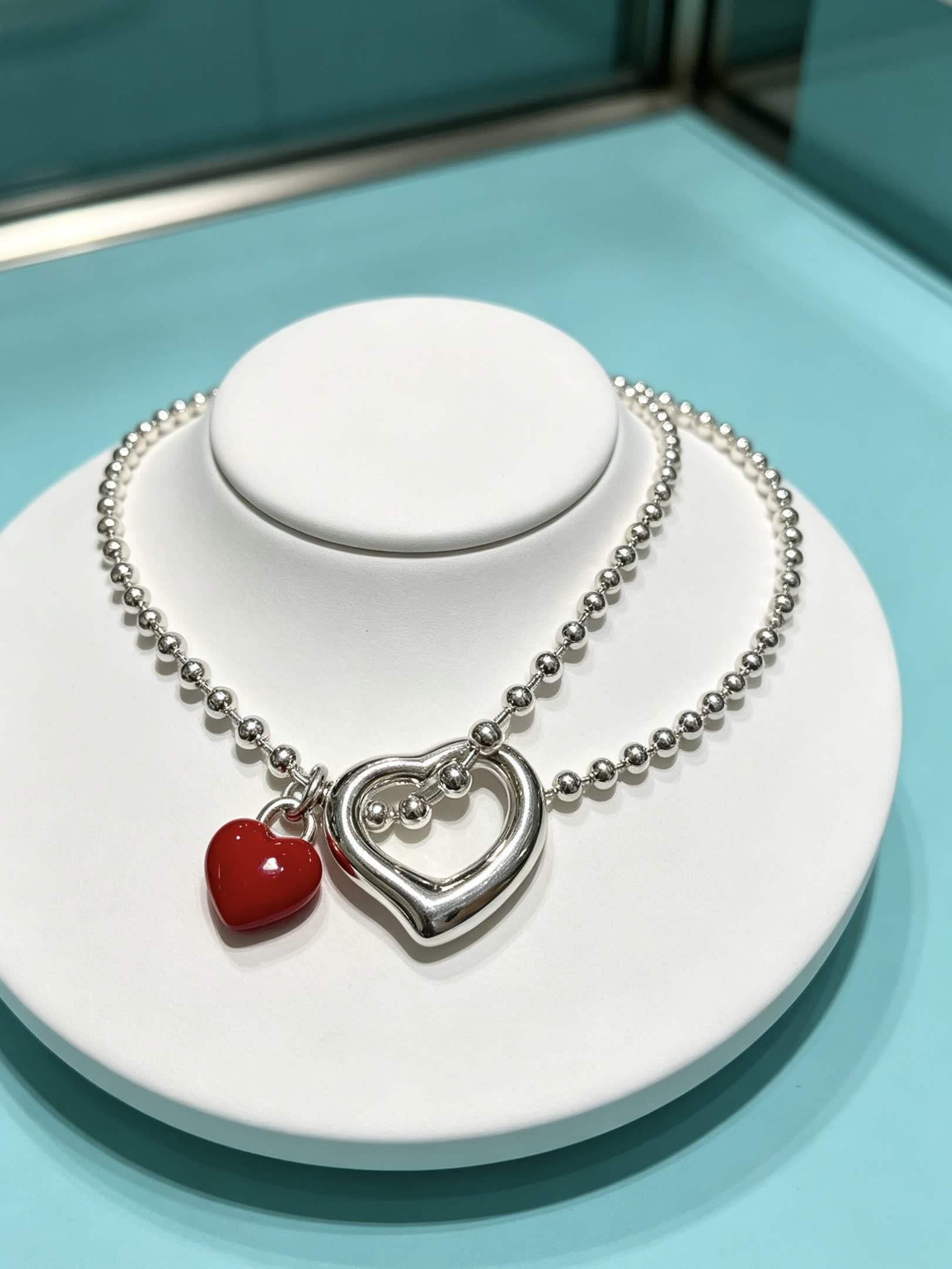 Tiffany & Co. Heart Tag Charm Necklace